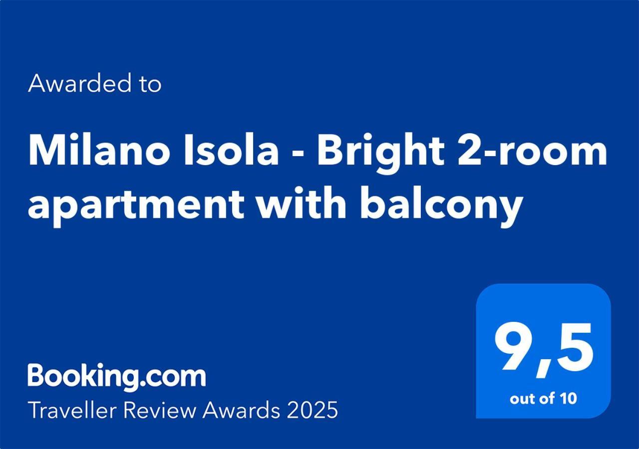Milano Isola - Bright 2-Room Apartment With Balcony Eksteriør bilde